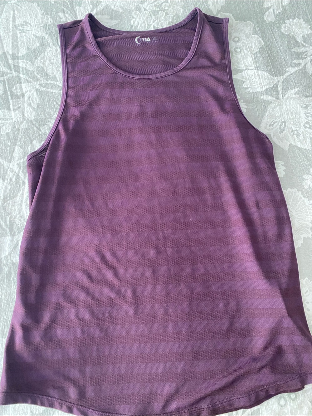 ZYIA Women's Purple Performance Sleeveless Tank